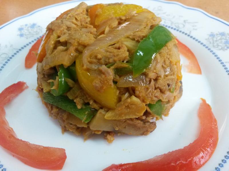 TUNA WITH VEGETABLES
